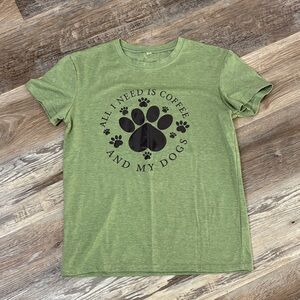 ☕️ 🐶 Green Dog Lover T-Shirt